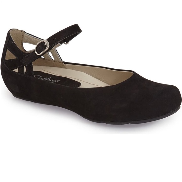 Earthies Shoes - Earthies Capri Black Suede Ballet Flat Women 11B